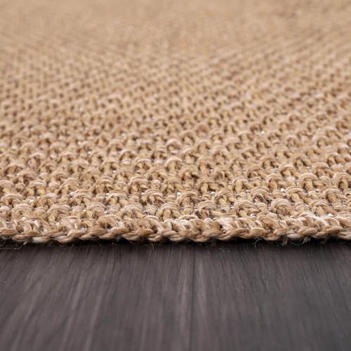 Lena Rug 2x7 Natural Jute Style Area Rug