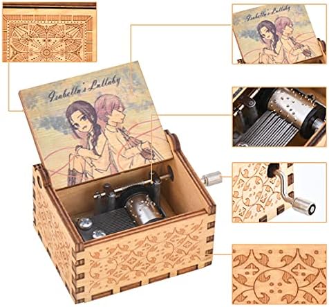 Wooden Musical Box with Isabellas Lullaby