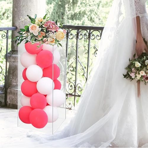 Set Of 2 Cube Pedestal 40 Inch Tall Display Stand