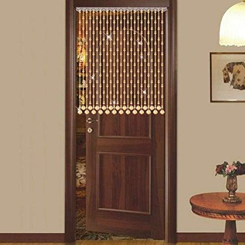 21 Strands Crystal Beaded Curtain for Doorways - 80x80cm