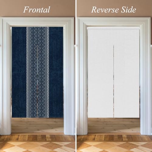 Royal Blue Noren Door Curtain 335 x 559 Inches