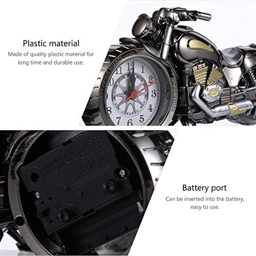 ARTIBETTER Vintage Motorcycle Tabletop Alarm Clock