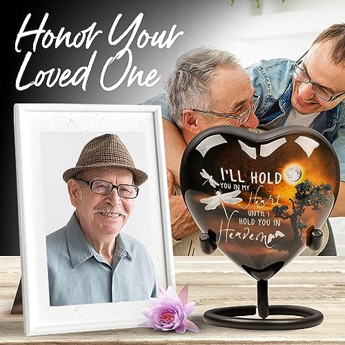 Amaira Memorial Heart Keepsake Urn for Ashes