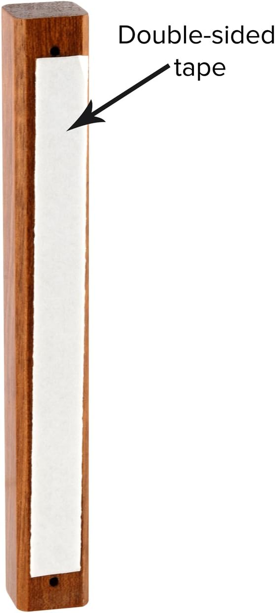Peer Hastam Classic Wood Mezuzah Case Dark Brown 68 Inch