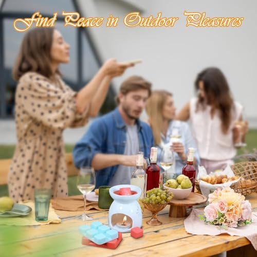 SCENTORINI Wax Melts 6 Pack - Mint Watermelon Strawberry Mango Passion Fruit Pineapple