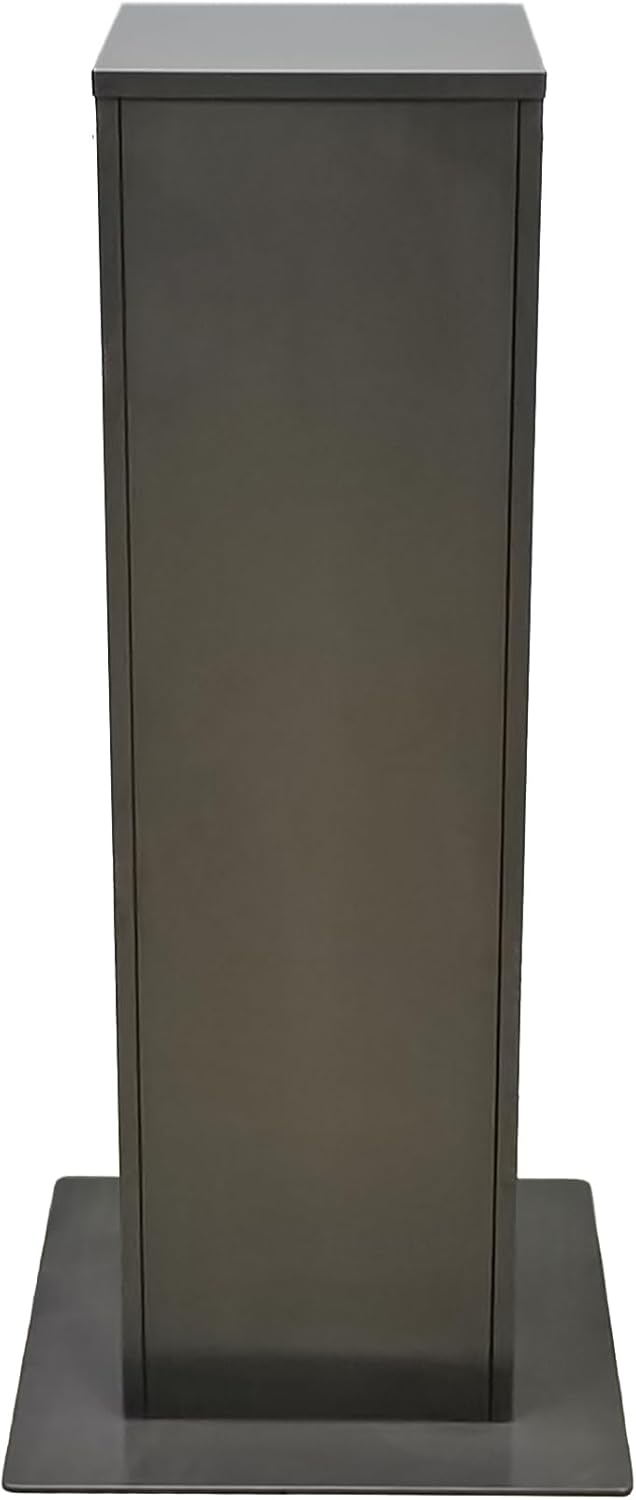 12 x 12 x 415 Brown Metal Cube Riser Stand