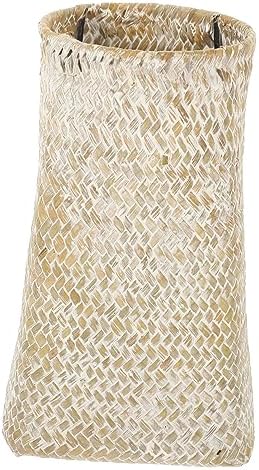 Seagrass Woven Flower Vase for Dried Flowers Nordic Style
