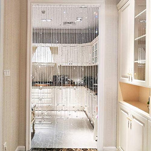 20 Strands Crystal Beaded Door Curtain for Room Dividers and Aisles