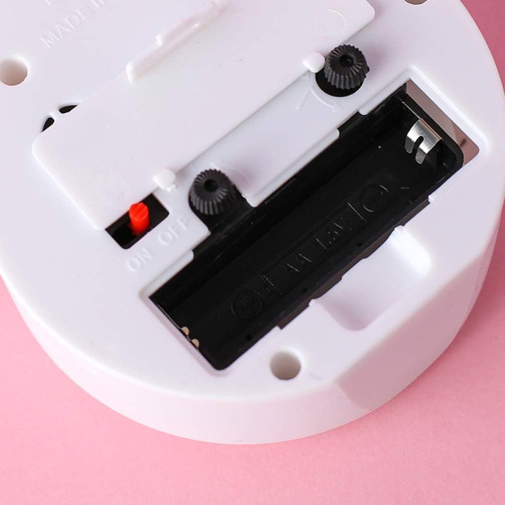 Wakauto Kids Cartoon Cat Alarm Clock with Large Display
