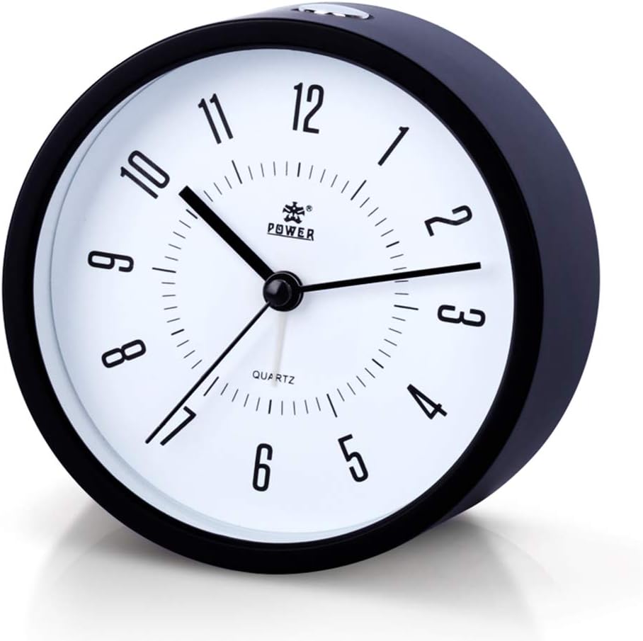 LAIGOO Silent Analog Alarm Clock with Nightlight Function