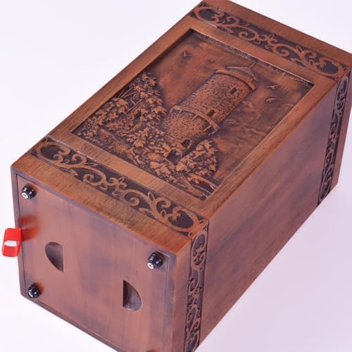 KIMNAG Lighthouse XL Wooden Cremation Urn 250lbs