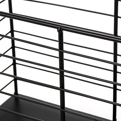 Noamus Metal Magazine Rack with Handles