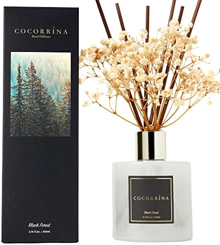 Cocorrina Reed Diffuser Set with Decorative Flowers