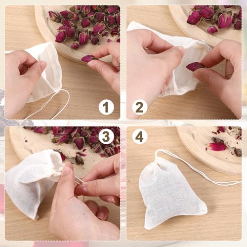 40Pcs Spice Bags for Cooking and Storage
