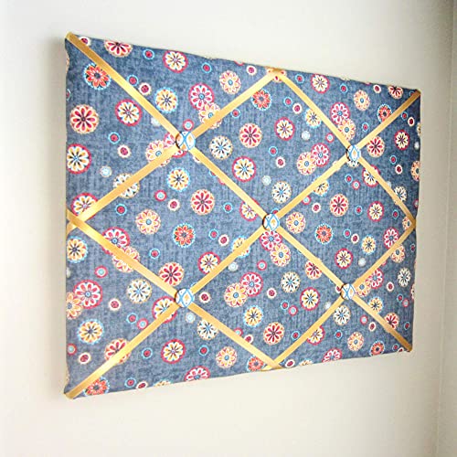 16x20 French Memory Board Navy Medallion Bow Board
