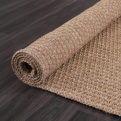 Lena Rug 2x7 Natural Jute Style Area Rug