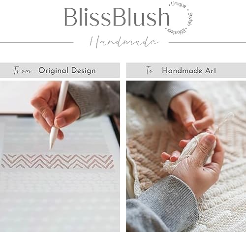 BlissBlush Boho Tassel Wall Hanging Tapestry