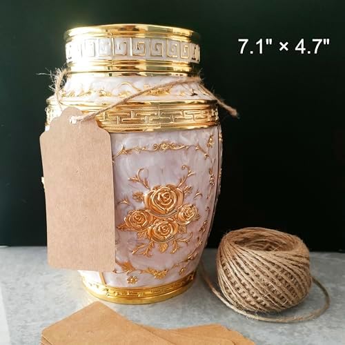 Keepsake Rose Urn for Human Ashes Medium