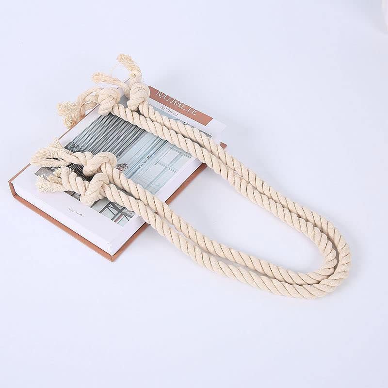 Curtain Tiebacks 2Pack Beige Handmade Rural Decor
