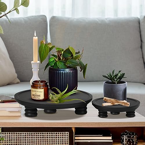 2 Pcs Wooden Risers for Display Farmhouse Decor