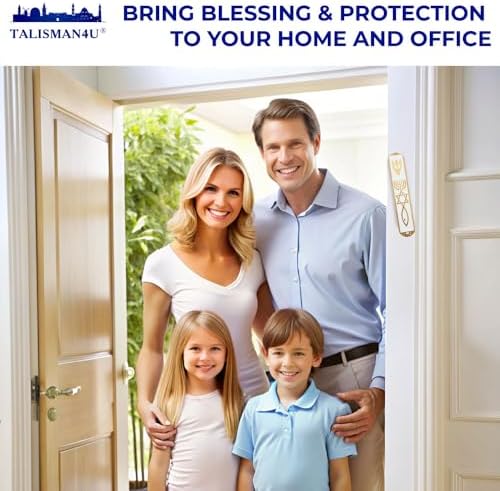 Protection Mezuzah Case with Scroll - 35 Inch White