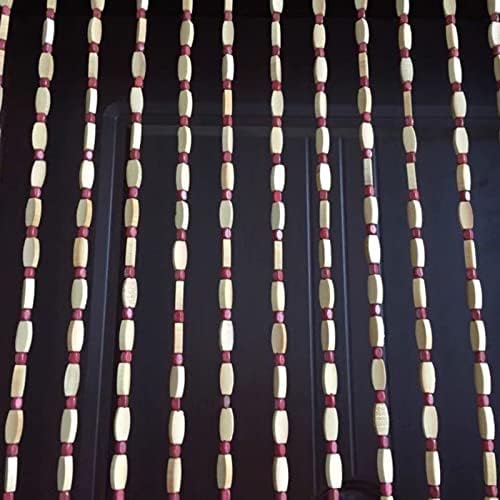 Bamboo Beaded Curtain for Doorway Partition Decor