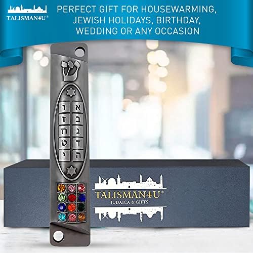 TALISMAN4U Pewter Mezuzah Case with Scroll