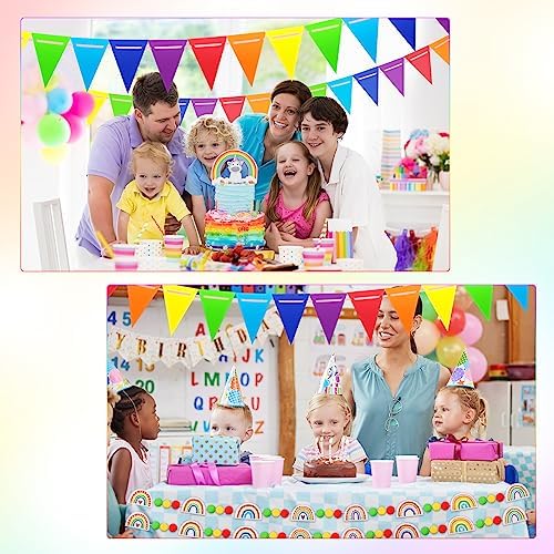 Sumind 5 Pcs Retro Rainbow Classroom Decor Set