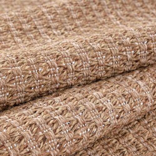 Lena Rug 2x7 Natural Jute Style Area Rug