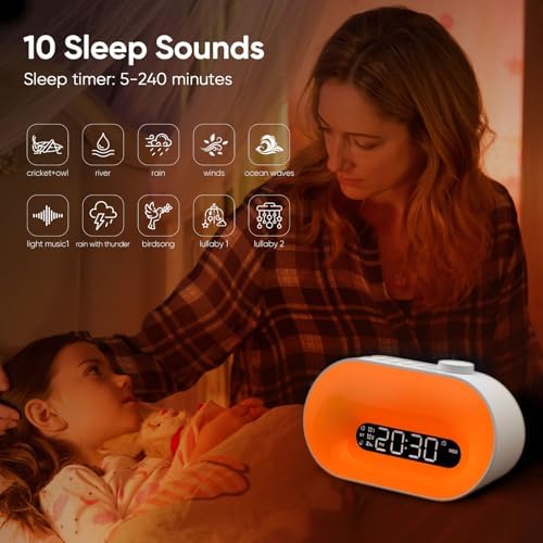 Sunrise Alarm Clock with Light and Sound