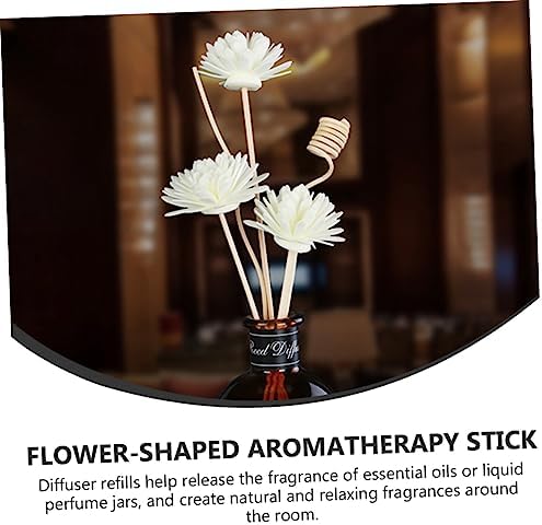 20Pcs Simulation Flower Aromatherapy Diffuser Sticks for Home Decor