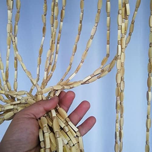 Bamboo Beaded Door Curtain for Living Room Entryway
