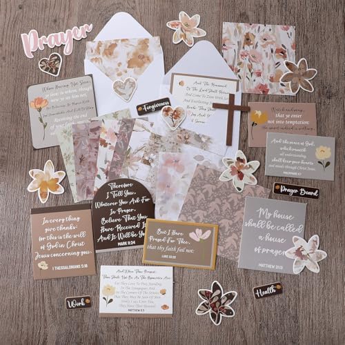 Chunful 100 Pcs Prayer Board Kit for Women