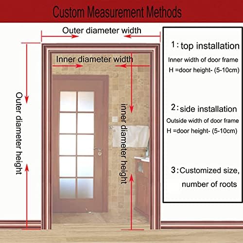 Natural Bamboo Beaded Curtain for Doorways
