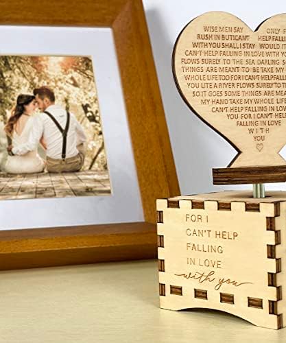 Sooharic Cant Help Falling in Love Wooden Music Box