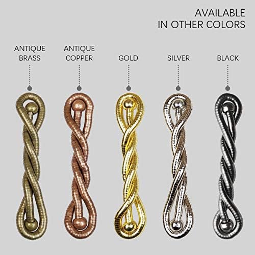 KXLIFE Antique Copper Curtain Holdbacks 2 Pack