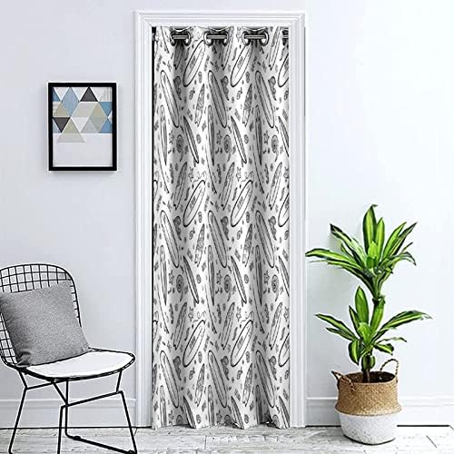 XISUNYA Door Curtain for Privacy 42x96 Inches Panel