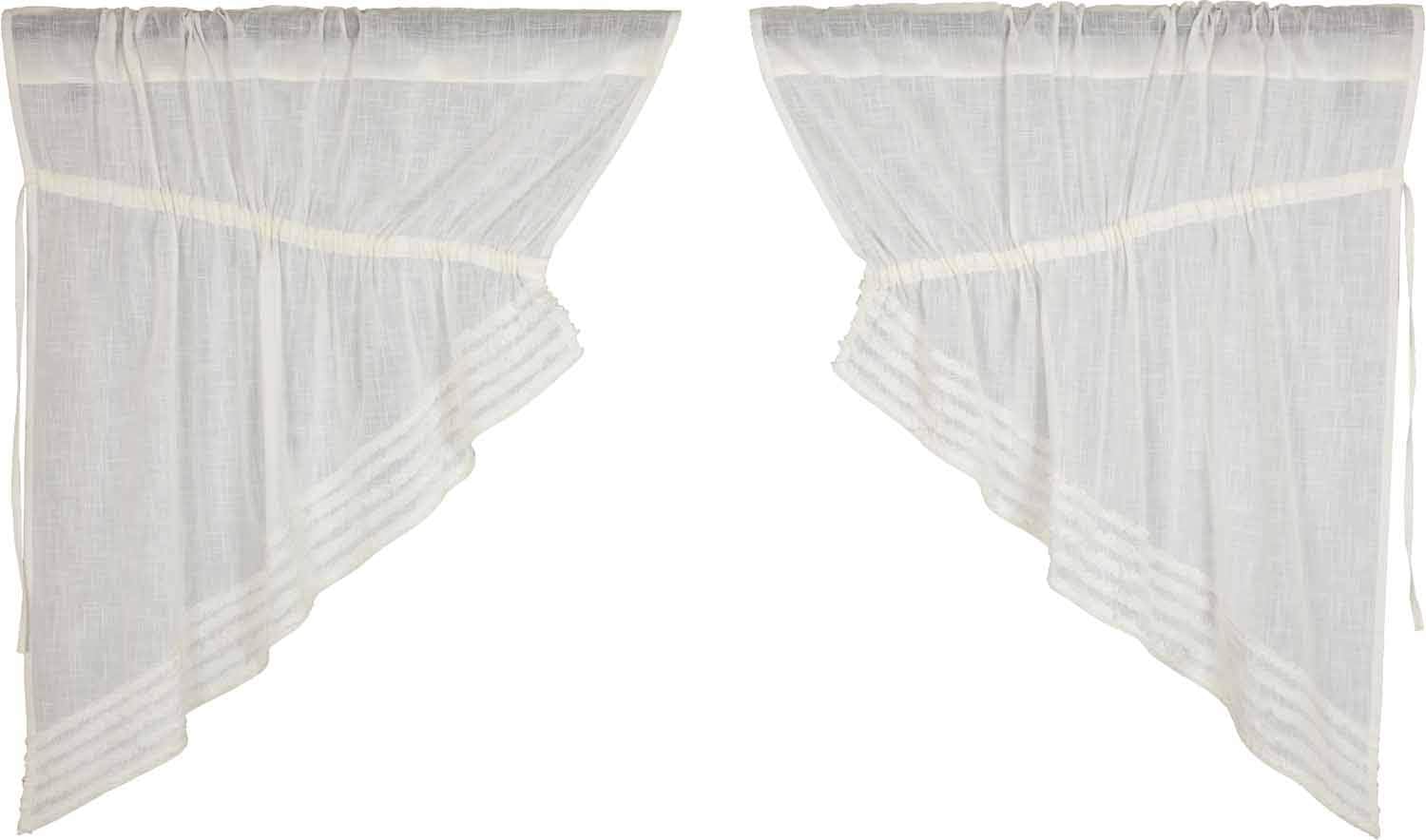 Piper Classics Kathryn Prairie Swags Set of 2
