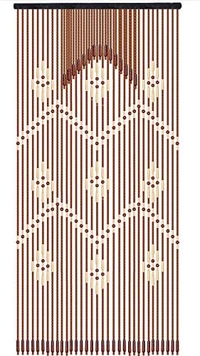 CNCEST Wooden Bead Curtain 32 Lines 90x175cm