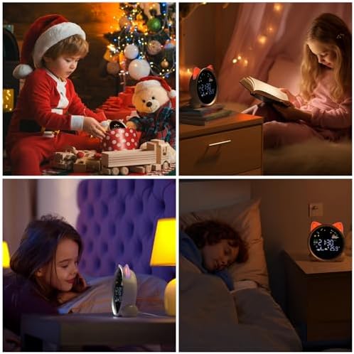 Kids Alarm Clock with Color Changing Light