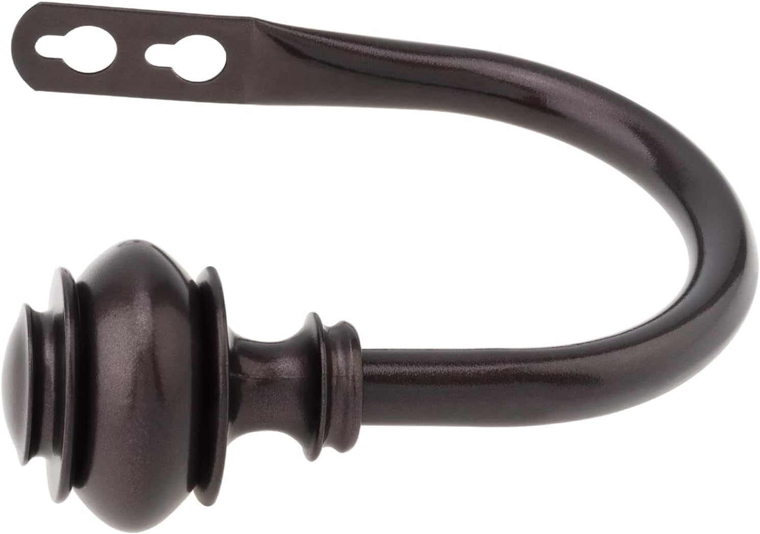 Curtain Holdbacks 4 Pack Wall Mounted Tiebacks Brown