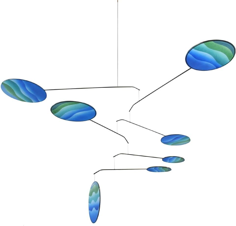 Ocean Blue Lumen Modern Indoor Mobile 22x42