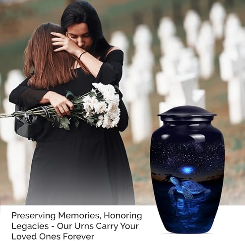 Turtle Urn for Ashes - Set of 1 10 Inch