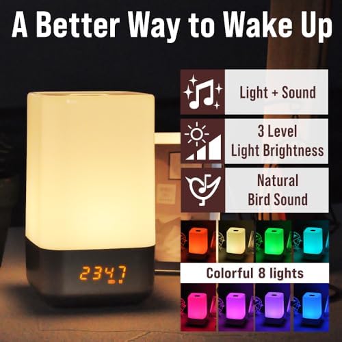 Sunrise Clock Wake Up Light with Natural Sound