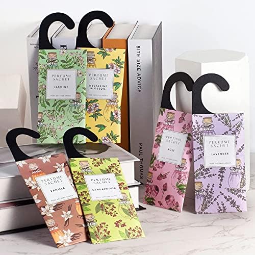 ROSE COTTAGE 12 Pack Sandalwood Scented Sachets