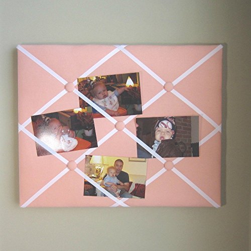 16x20 French Memory Board Bow Board Peach White