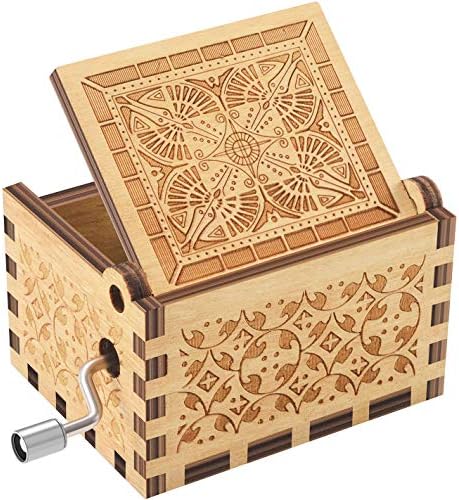 Ukebobo Wooden Music Box - Amazing Grace Melody Gift