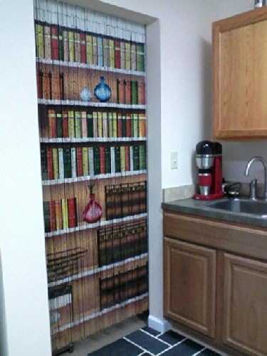 Abeadedcurtain 125 Strand Bamboo Beaded Curtain with Hanging Hardware