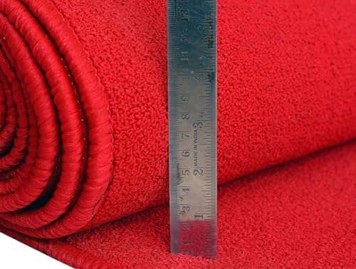 Gomoly 3 Ft x 10 Ft Red Carpet Runner 1400 GSM