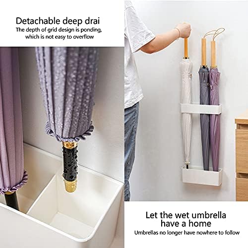 EKDJKK 2pcs Adjustable Wall Mounted Umbrella Stand Holder